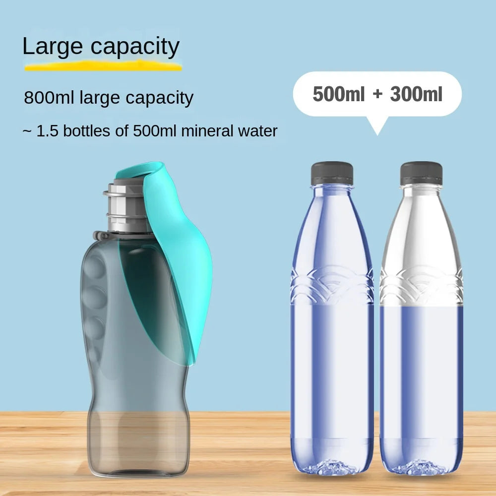 Pet Portable Water Bottle (Flip Cap Design)