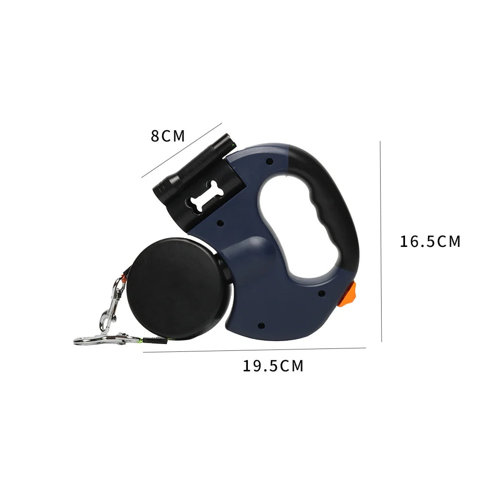 3 in 1 Retractable Dual Pet Leash