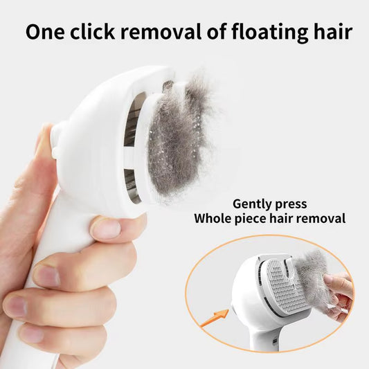 Pet Grooming Spray Brush (One Click Hair Removal)